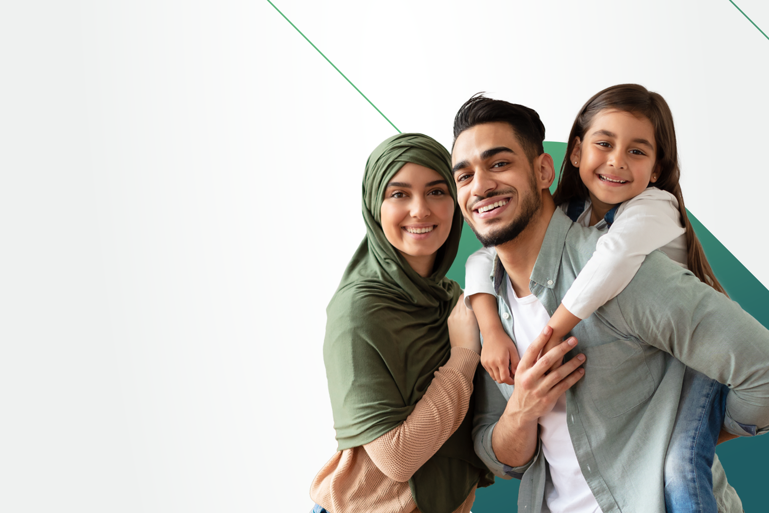 Banner featuring a happy family together, highlighting themes of togetherness and connection.