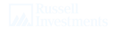 Russell logo white